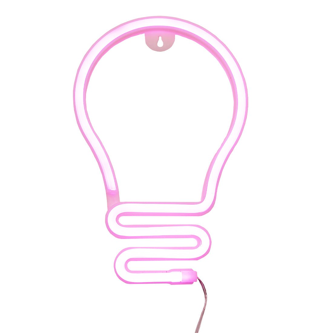 Led Neon Bulb Shape - Pink - Store 974 | ستور ٩٧٤