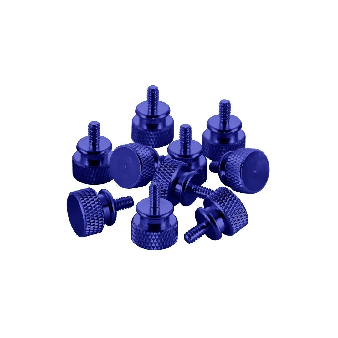 CableMod Anodized Aluminum Thumbscrews 10 Pack- Blue - Store 974 | ستور ٩٧٤