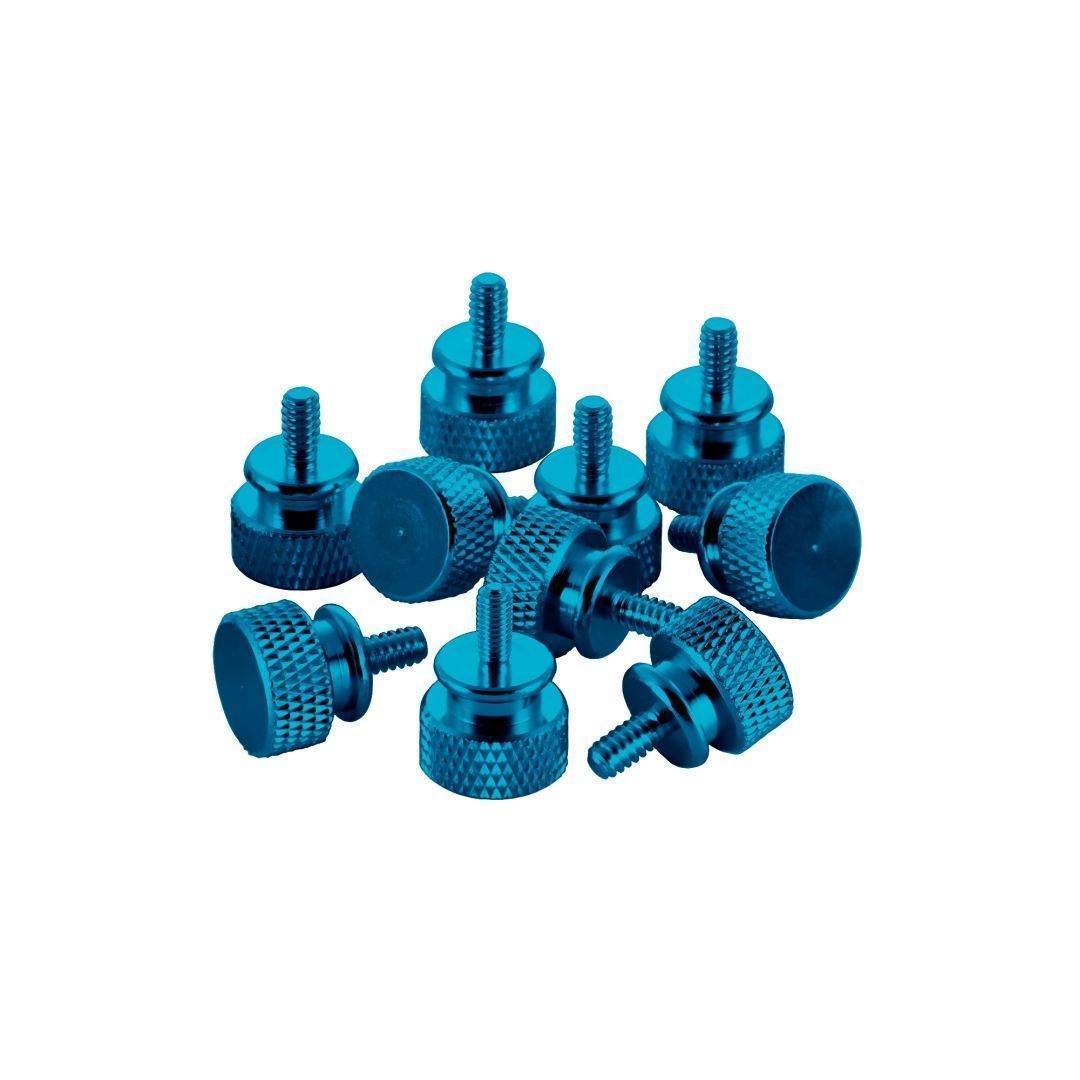 CableMod Anodized Aluminum Thumbscrews 10 Pack - Light Blue - Store 974 | ستور ٩٧٤