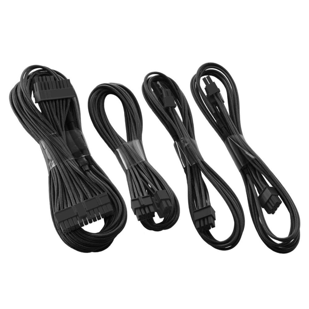 CableMod - Basic ModFlex Dual 6+2 Sleeved Cable Extensions - Black - Store 974 | ستور ٩٧٤