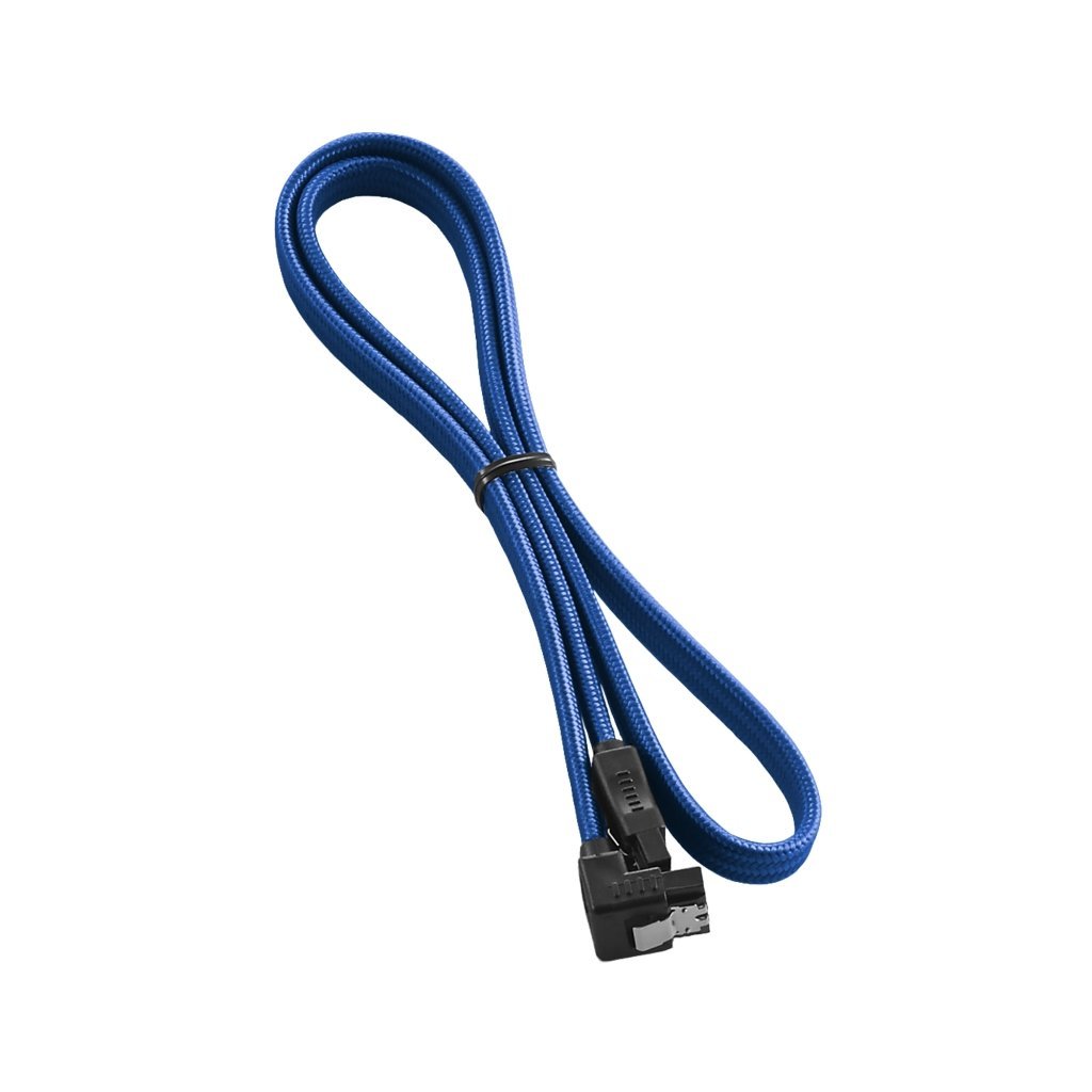 CableMod - ModFlex 180° SATA Cable 60cm - Blue - Store 974 | ستور ٩٧٤