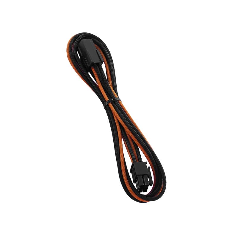 CableMod - ModFlex 6 Pin PCI-E Sleeved Cable Extensions - Black/Orange - كابل CableMod - ModFlex 6 Pin PCI-E Sleeved Cable Extensions - Black/Orange - كابل