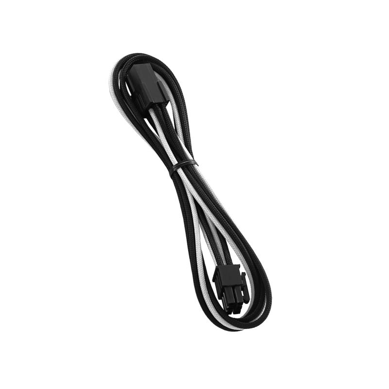 Cablemod - Modflex 6 Pin PCI -E Sleeved Extensions - Black/White - كabl