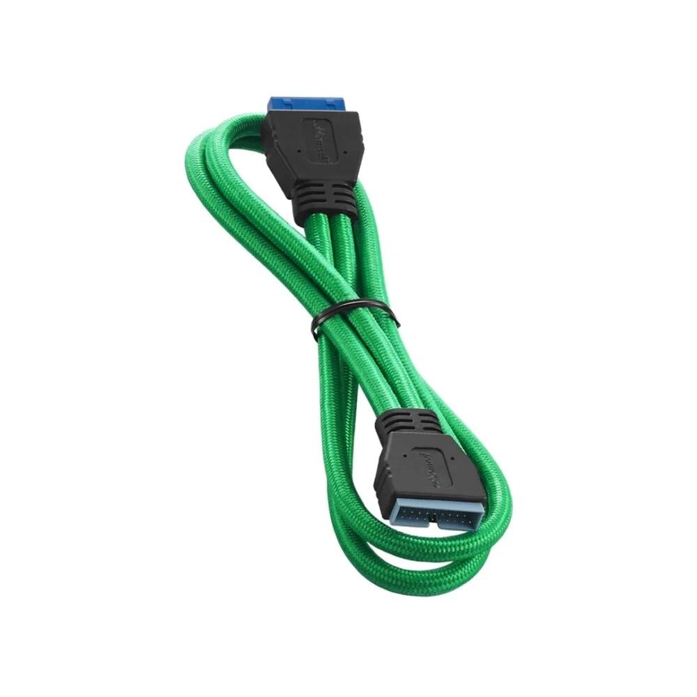 CableMod ModFlex Internal USB 3.0 Extension 50cm - Green - كابل CableMod ModFlex Internal USB 3.0 Extension 50cm - Green - كابل