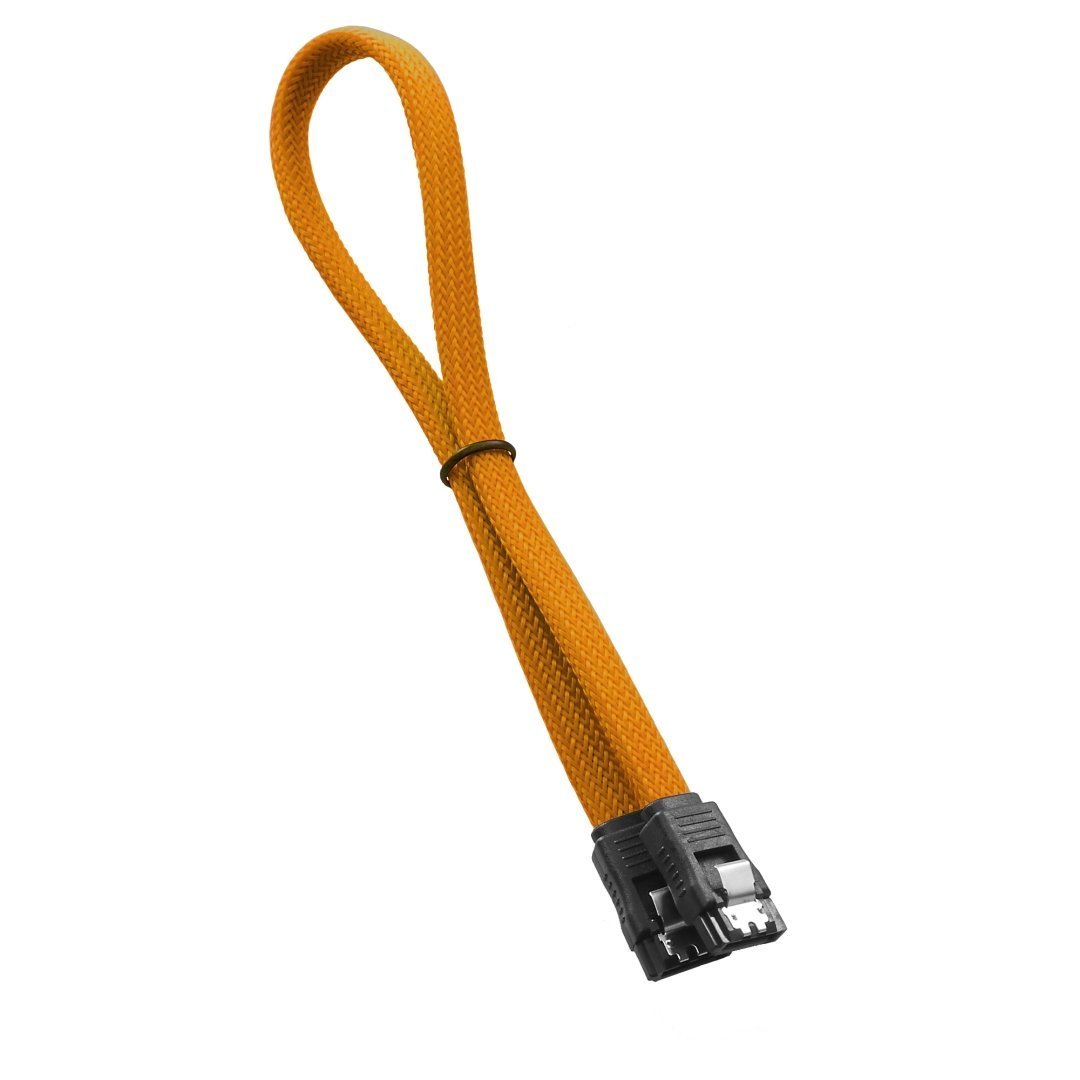CableMod - ModMesh 90° SATA Cable 60cm - Orange - Store 974 | ستور ٩٧٤