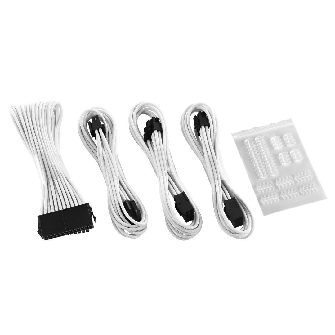 CableMod ModMesh Cable Extension Kit - Dual 6+2 Pin Series - White - Store 974 | ستور ٩٧٤