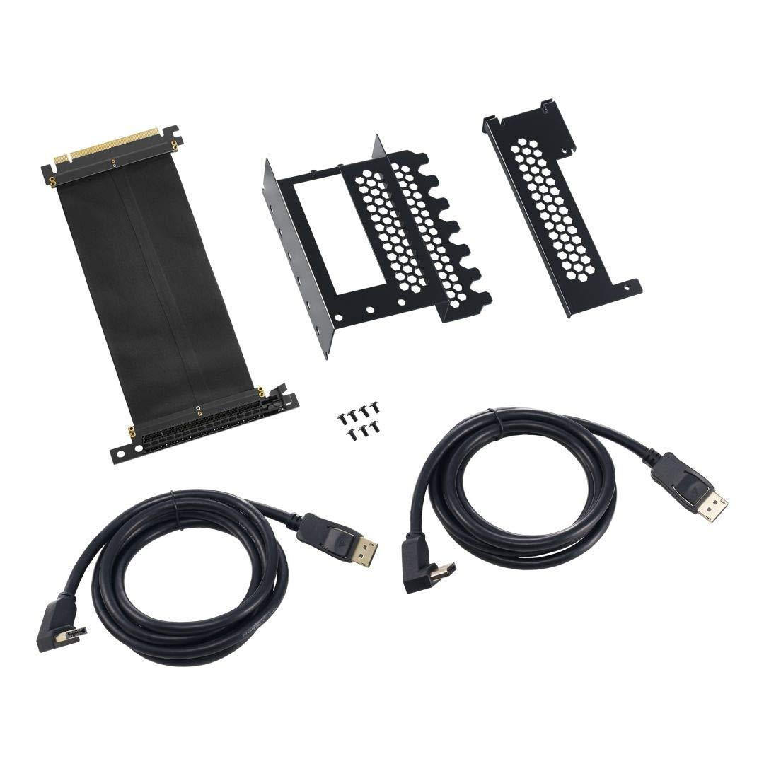 CableMod - Vertical PCI-E Bracket, 2x Display Port - Black - Store 974 | ستور ٩٧٤