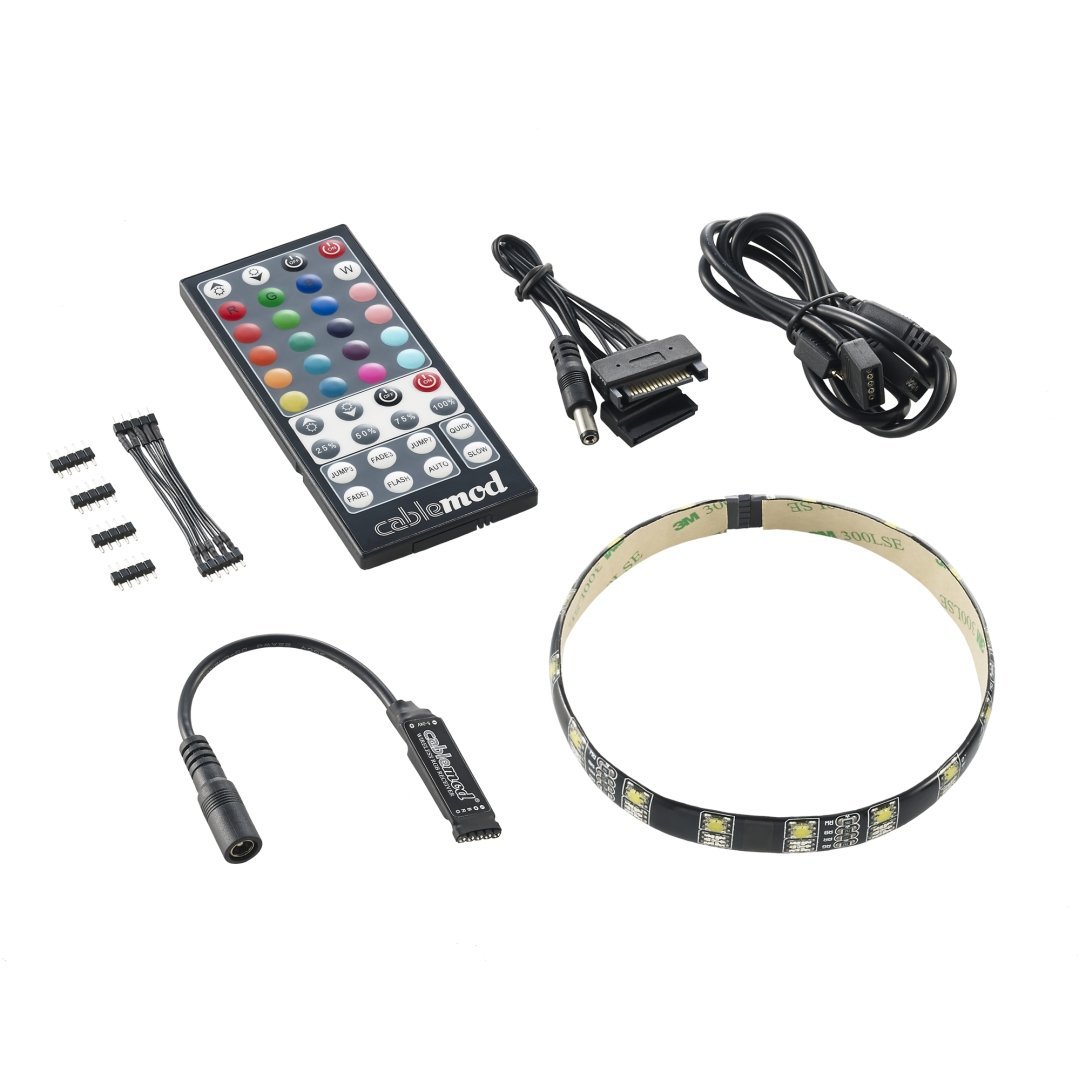 CableMod - Widebeam Hybrid RGB/UV LED - 30cm - Store 974 | ستور ٩٧٤