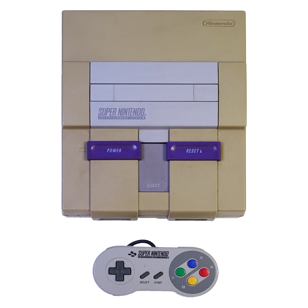 (Pre-Owned) Super Nintendo Entertainment System Classic - Grey - ريترو - Store 974 | ستور ٩٧٤