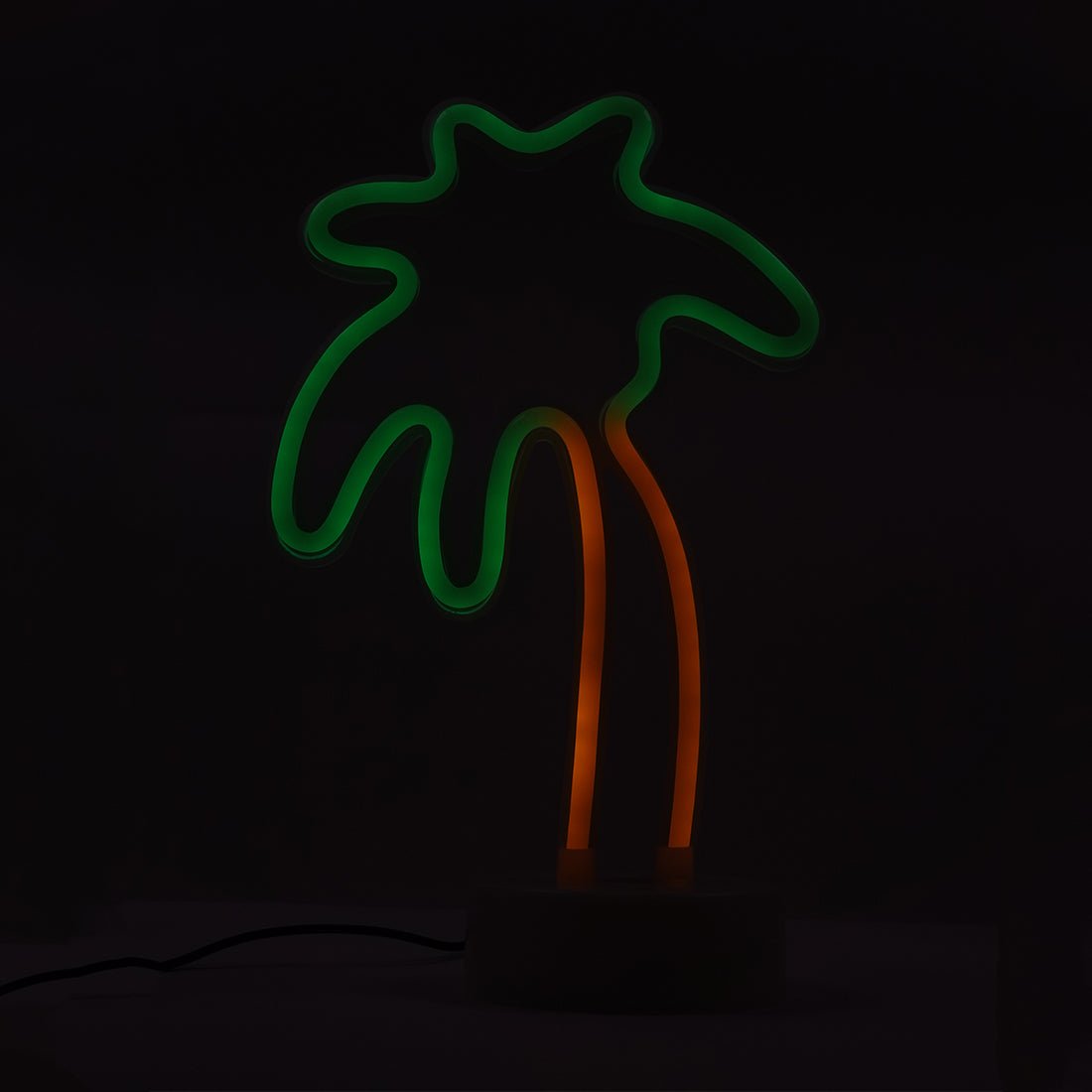 Led Neon Coconut Tree Shape - Yellow & Green - إضاءة Led Neon Coconut Tree Shape - Yellow & Green - إضاءة