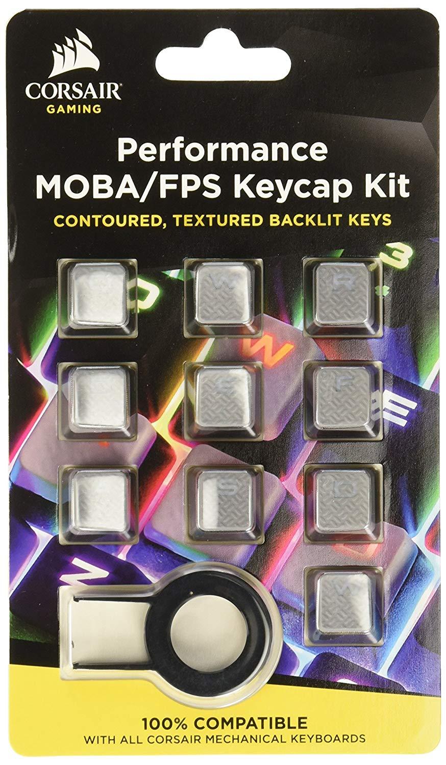 Corsair Gaming Performance FPS MOBA Keycap Kit - Gray - Store 974 | ستور ٩٧٤