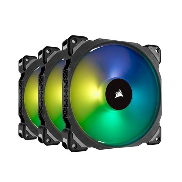 Corsair ML120 Pro 120Mm Premium Magnetic Levitation RGB Led Pwm Fan 3 pack - Store 974 | ستور ٩٧٤