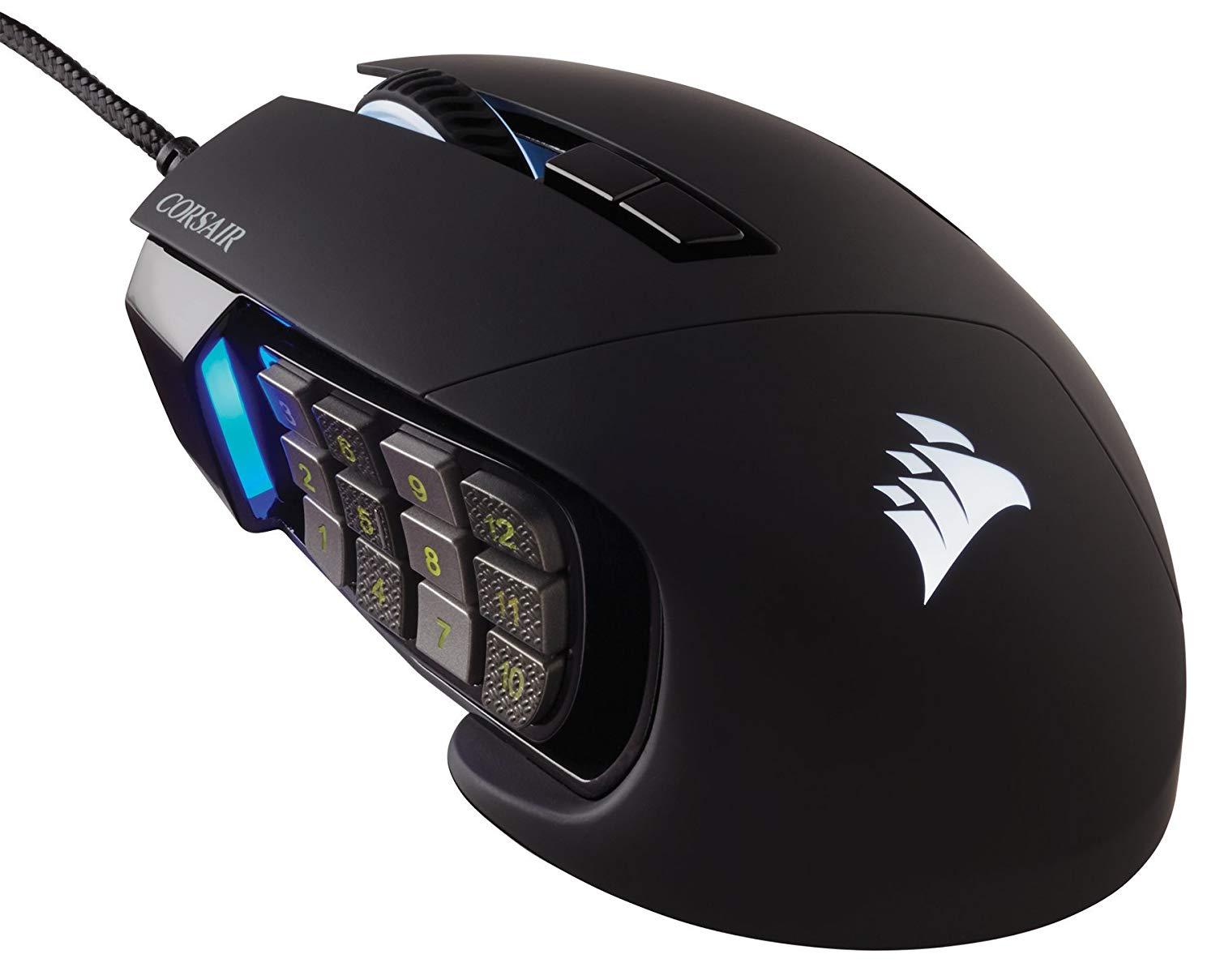 Corsair Scimitar Pro MMO RGB Gaming Mouse - Wired - Store 974 | ستور ٩٧٤