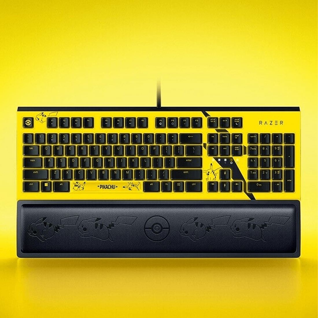 Razer x Pokémon Pikachu Wrist Rest for Keyboard 104 Keys - أكسسوار لوحة مفاتيح - Store 974 | ستور ٩٧٤