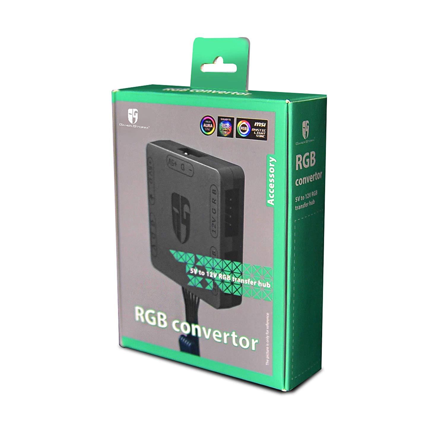 DeepCool RGB Converter, 5V & 12V A-RGB Hub - محول إضاءة DeepCool RGB Converter, 5V & 12V A-RGB Hub - محول إضاءة