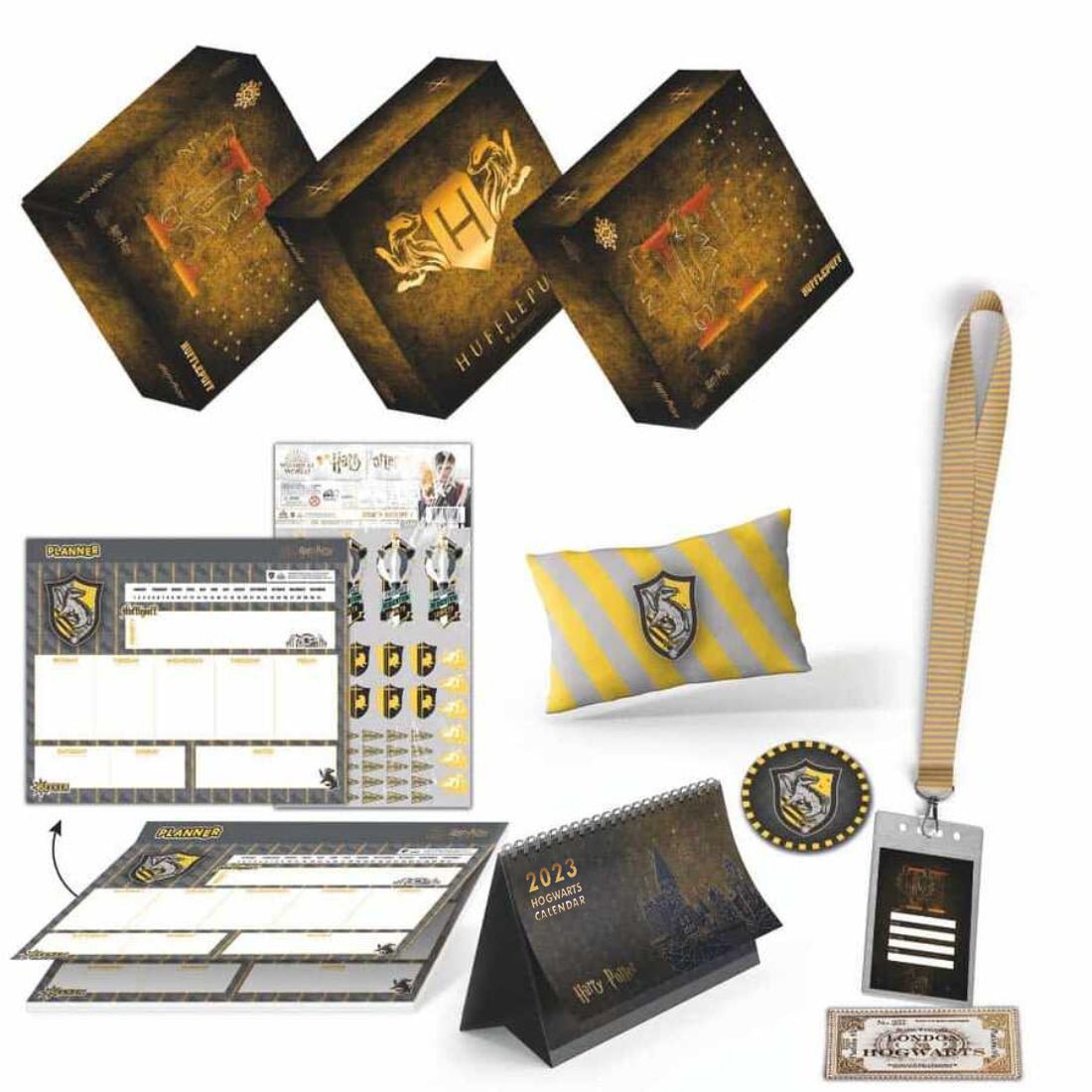 Sihir Dukkani Harry Potter Gift Box - Hufflepuff - صندوق الساحر - Store 974 | ستور ٩٧٤
