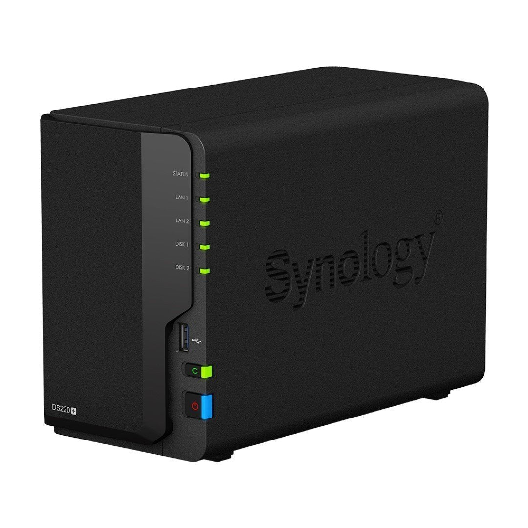Synology DS220Plus DiskStation System Network Storage - Black - Store 974 | ستور ٩٧٤