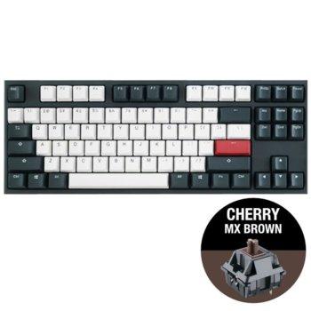 Ducky One 2 Tuxedo TKL Mechanical Keyboard-Cherry MX Brown - Store 974 | ستور ٩٧٤