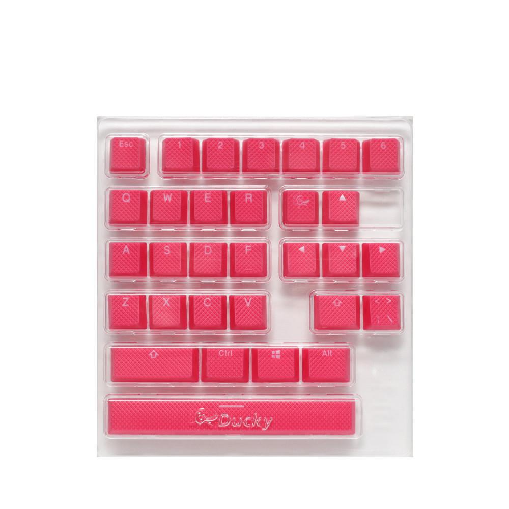 Ducky Seamless Doubleshot Rubber 31 Keycap Set - Red - Store 974 | ستور ٩٧٤