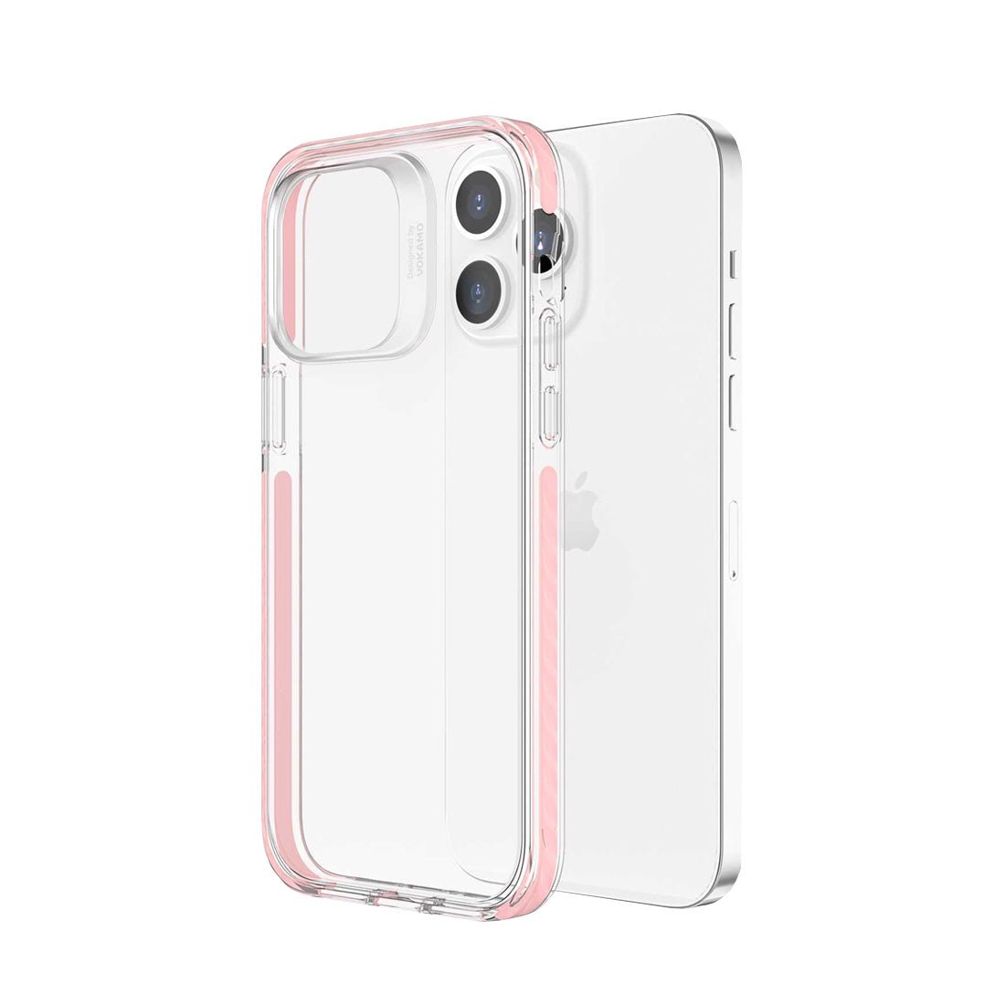 Vokamo Smult Antibacterial for iPhone 14 - Pink - أكسسوار هاتف - Store 974 | ستور ٩٧٤