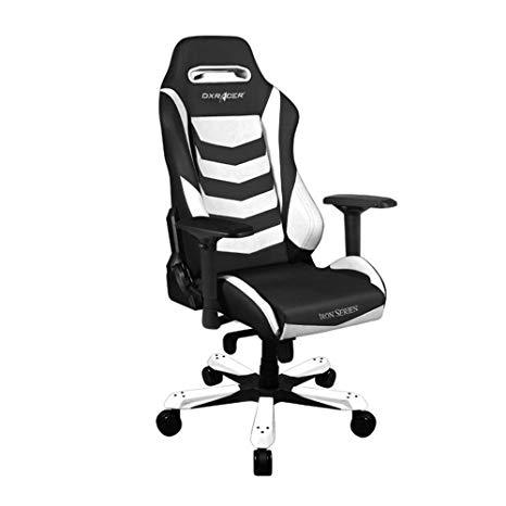 DXRacer Iron Series Gaming Chair - Black/White - Store 974 | ستور ٩٧٤