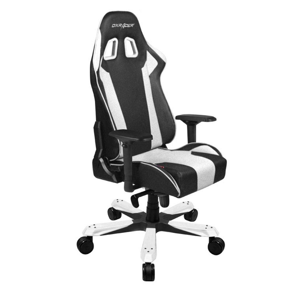DXRacer King Series Gaming Chair - Black/White - Store 974 | ستور ٩٧٤