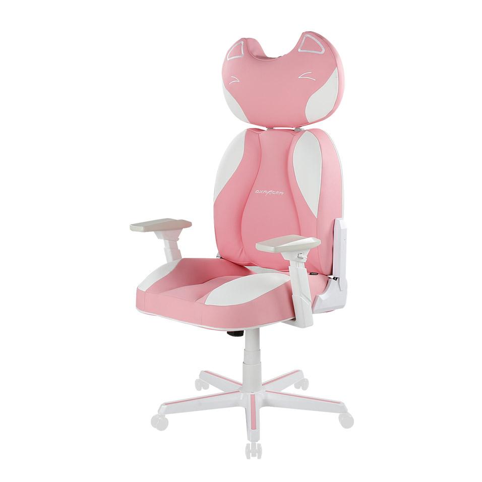 DXRacer Kitty Chair - Pink/White - Store 974 | ستور ٩٧٤