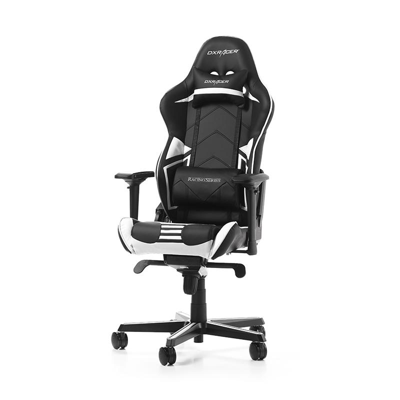 DXRacer Racing Pro Gaming Chair - Black/White - Store 974 | ستور ٩٧٤