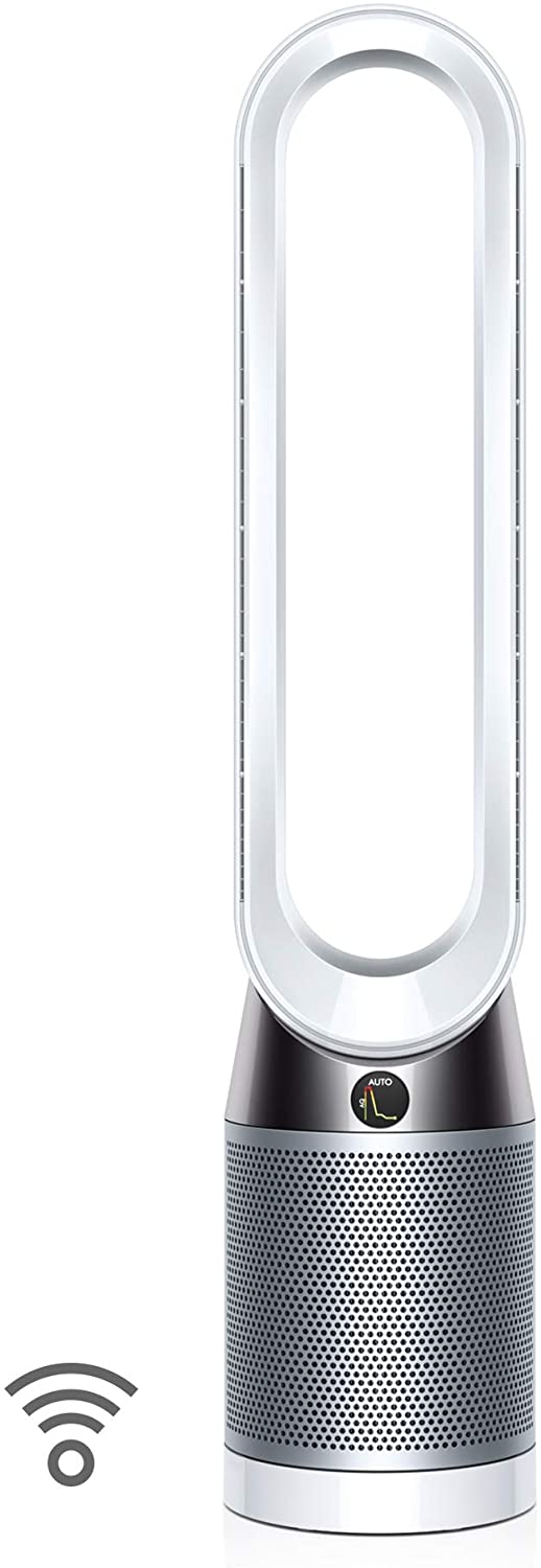 Dyson Pure Cool, TP04 - HEPA Air Purifier and Tower Fan, White/Silver - Store 974 | ستور ٩٧٤