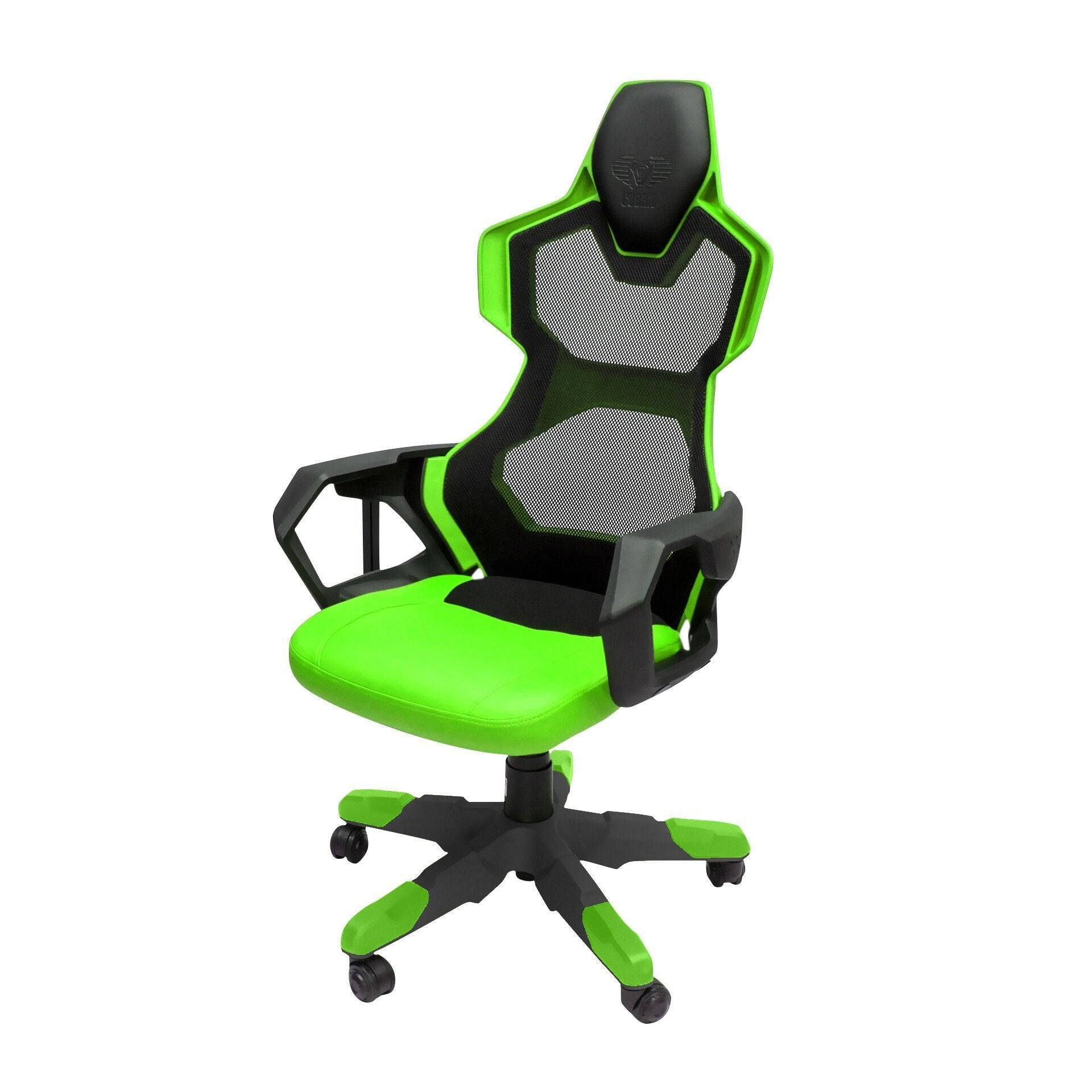 E-Blue Cobra 307 Gaming Chair - Black/Green - Store 974 | ستور ٩٧٤