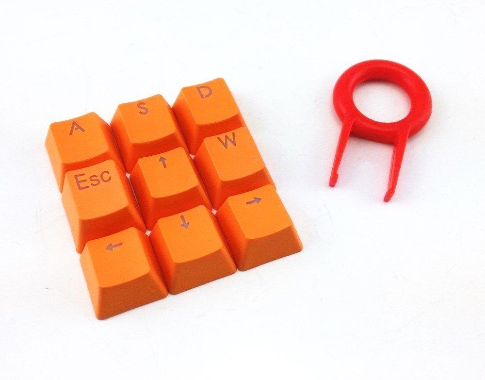 E-Element 9 key PBT Cherry MX Keycaps - Orange - Store 974 | ستور ٩٧٤