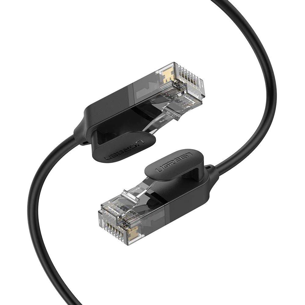 Ugreen 10M Cat 6A Copper Ethernet Cable OD2.8 - Black - كAbl Ugreen 10M Cat 6A Copper Ethernet Cable OD2.8 - Black - كAbl