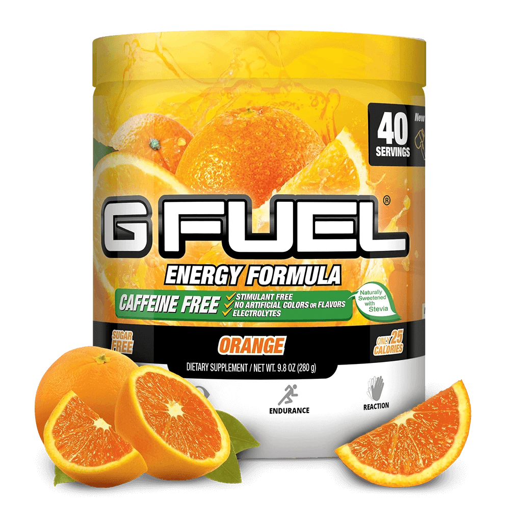 GFuel Energy Formula -  Caffeine-Free  Orange 280g - Store 974 | ستور ٩٧٤