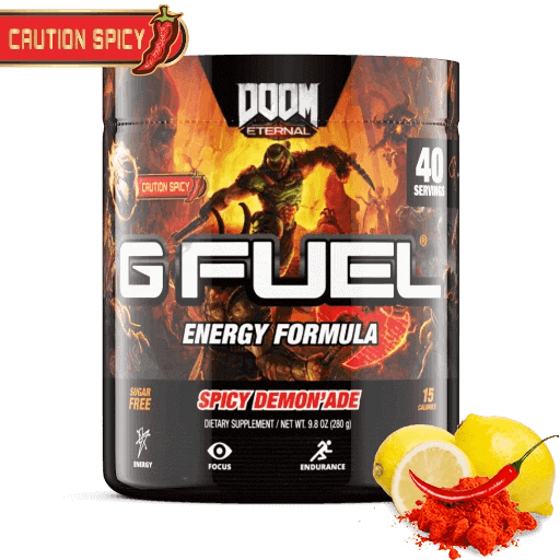 GFuel Energy Formula -  Spicy Demon'ade 280g - Store 974 | ستور ٩٧٤