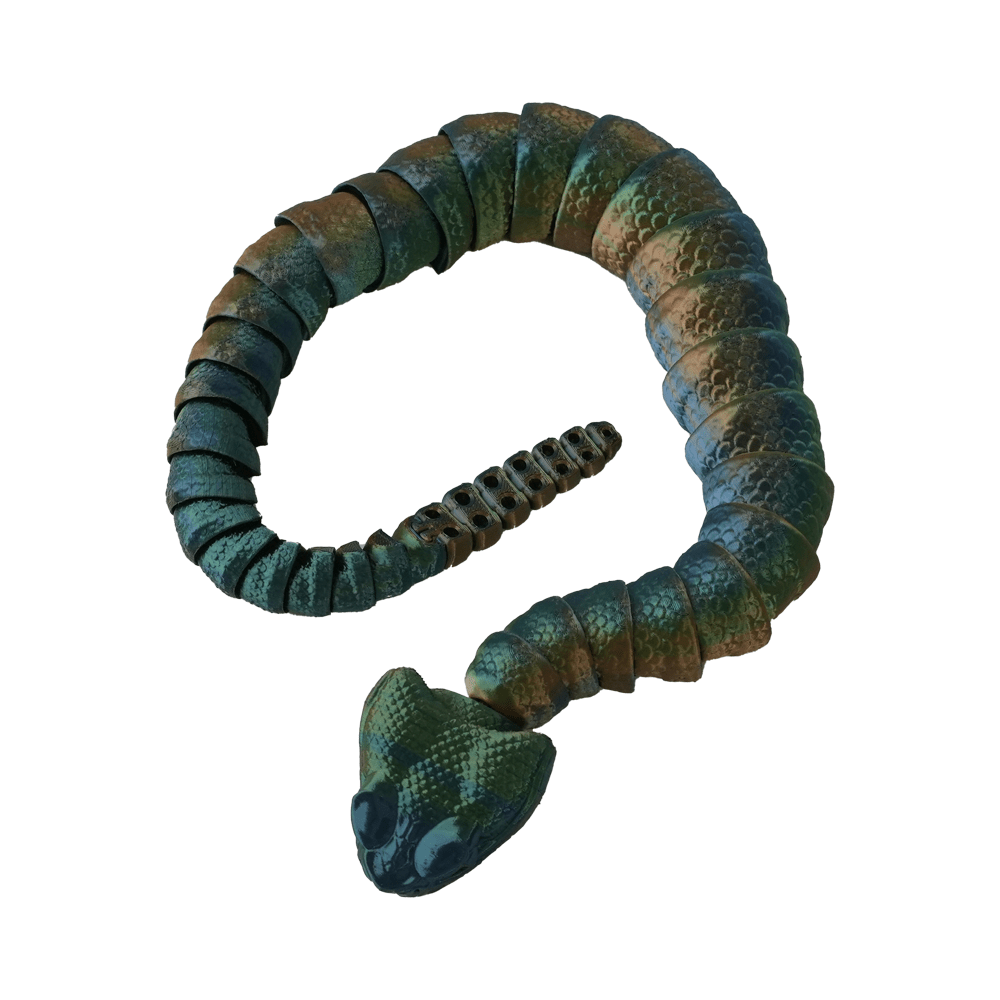 3D Station 3D Printed Rattlesnake - Pearlescent - مجسم ثلاثي الأبعاد - Store 974 | ستور ٩٧٤