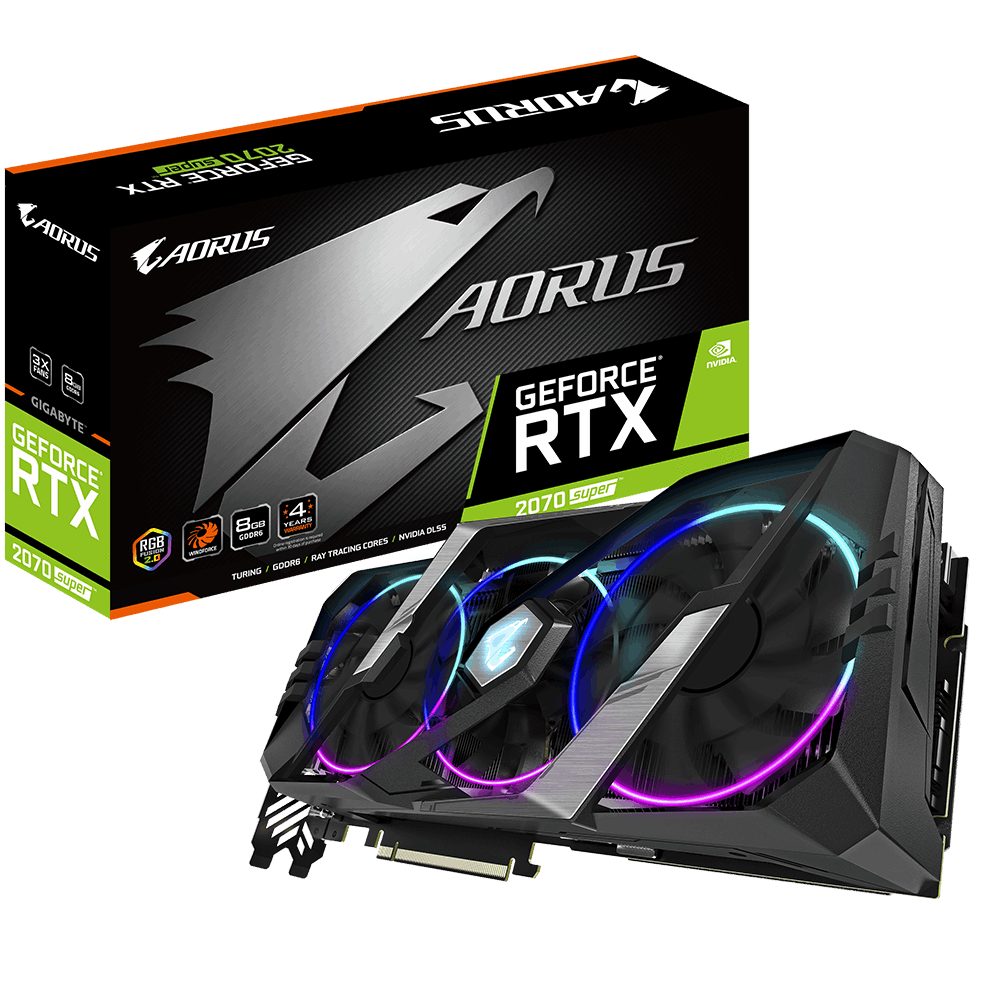 Gigabyte Aorus GeForce RTX 2070 Super 8G Graphics card - Store 974 | ستور ٩٧٤