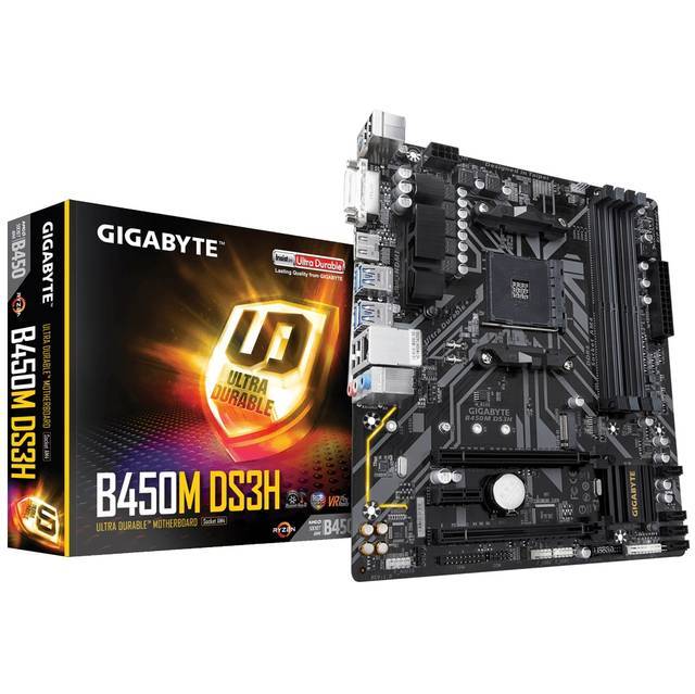 Gigabyte B450M DS3H Micro ATX Motherboard - Store 974 | ستور ٩٧٤