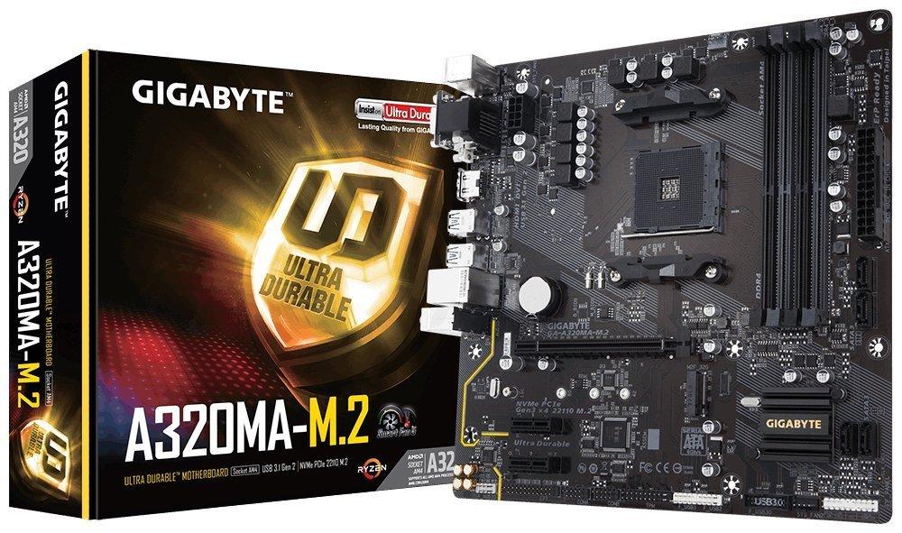 Gigabyte GA-A320MA-M.2 - AMD AM4 Micro ATX Motherboard - Store 974 | ستور ٩٧٤