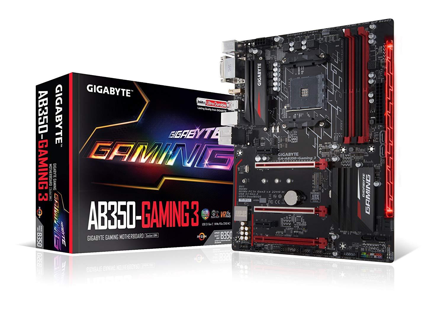 Gigabyte GA-AB350-Gaming 3 - AMD AM4 ATX Motherboard - Store 974 | ستور ٩٧٤