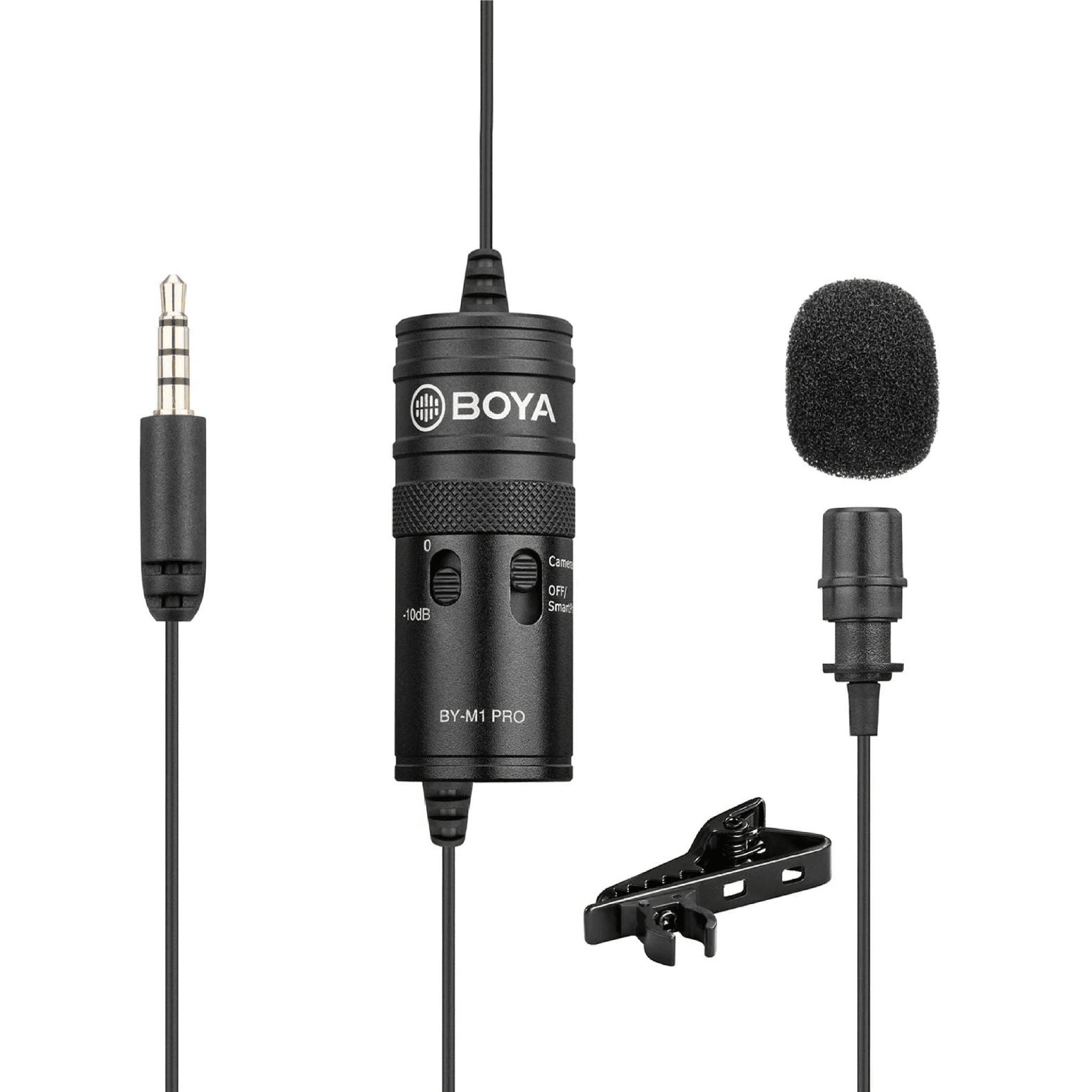 BOYA BY-M1 Pro Professional Lavalier Microphone - Store 974 | ستور ٩٧٤