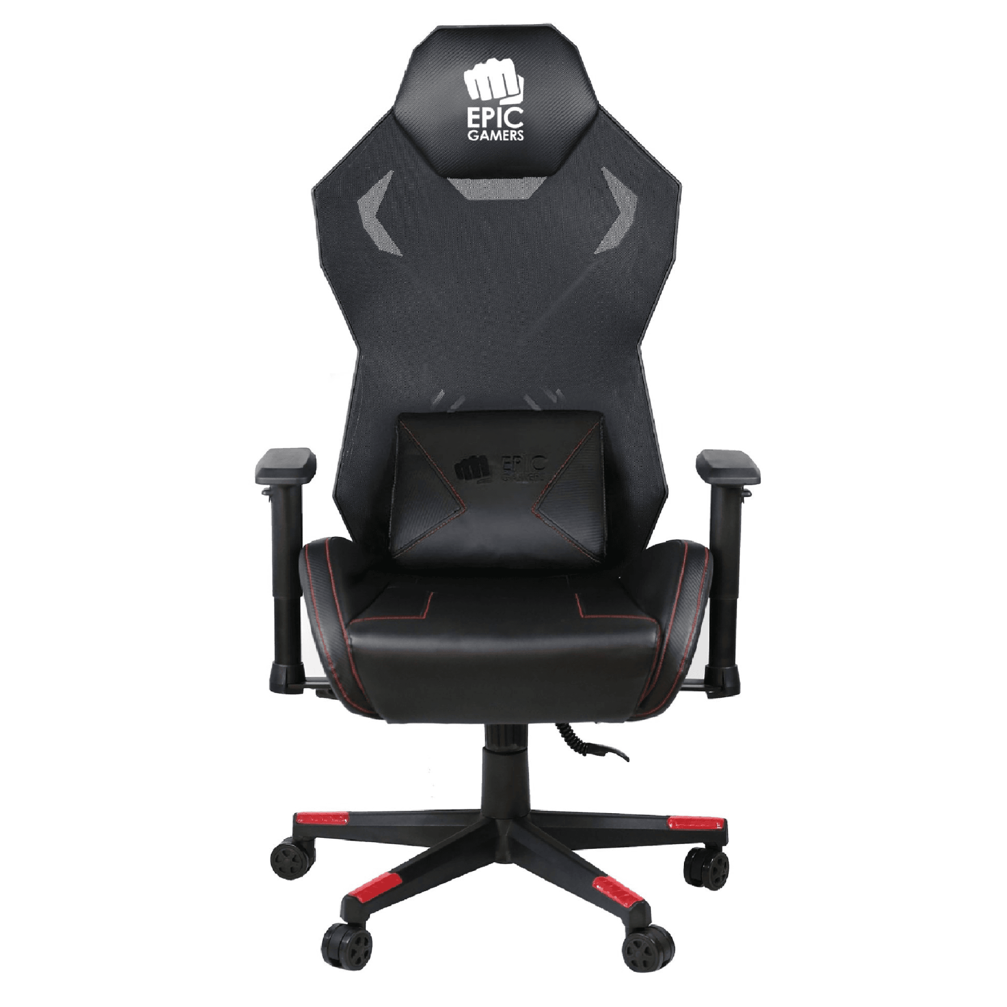 Epic Gamers Gaming Chair Model 2 - Black/Red - Store 974 | ستور ٩٧٤