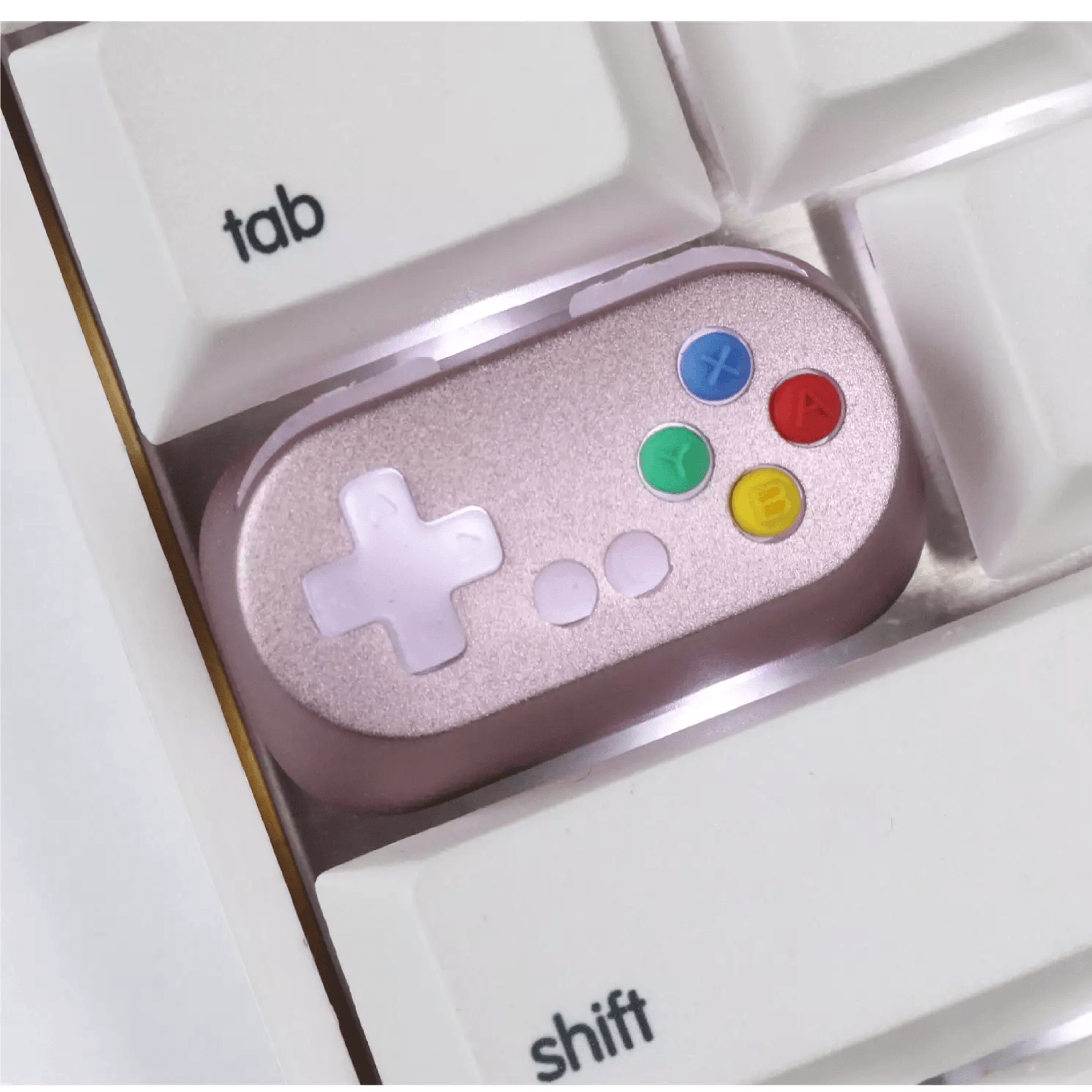 HolyOops Gamepad Keycap - Pink - أكسسوار لوحة مفاتيح HolyOops Gamepad Keycap - Pink - أكسسوار لوحة مفاتيح