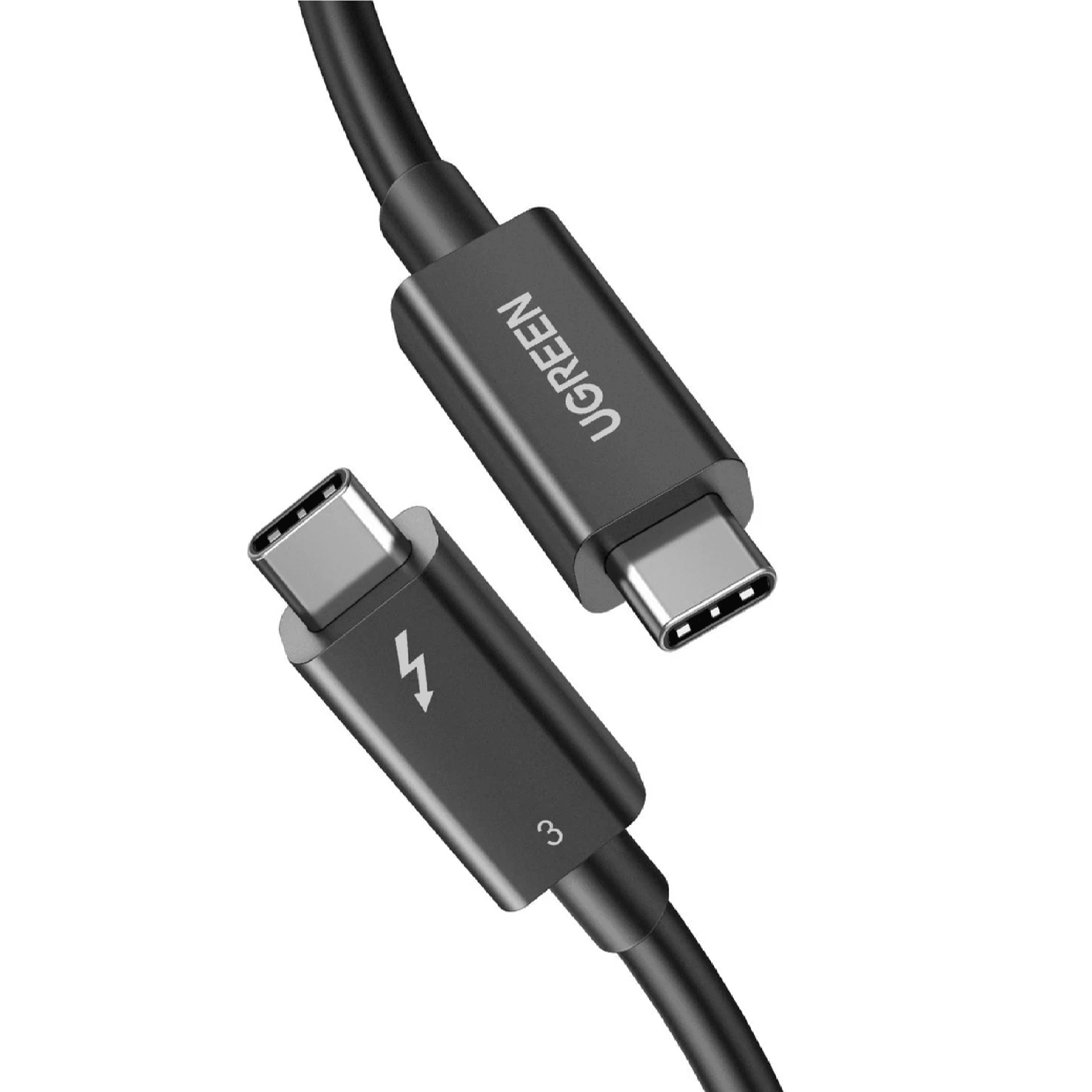 Ugreen 100W Thunderbolt 3 USB C Cable 0.5m - Store 974 | ستور ٩٧٤