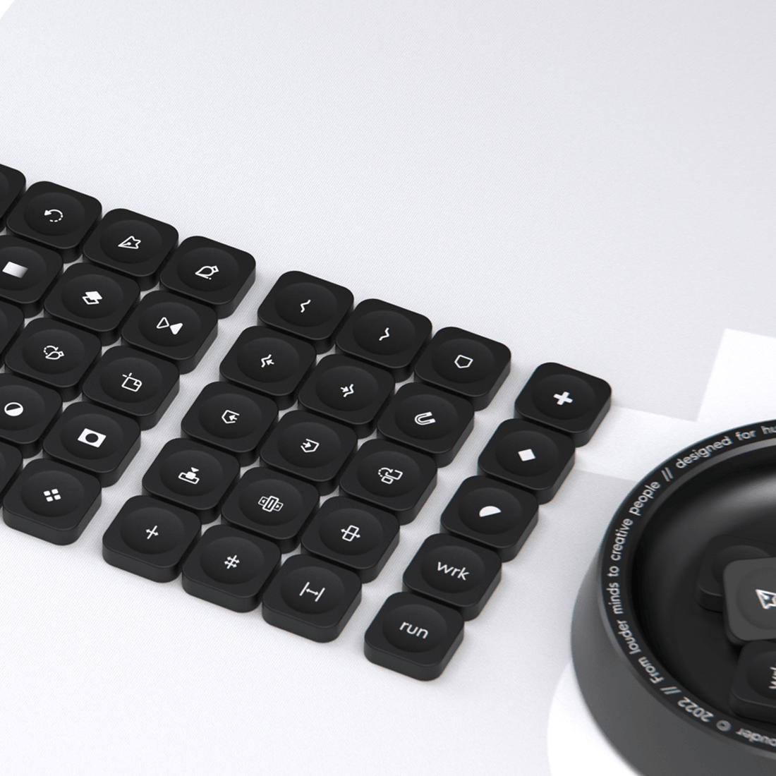 Work Louder Wrk. Icon Keycaps - أكسسوار لوحة مفاتيح - Store 974 | ستور ٩٧٤