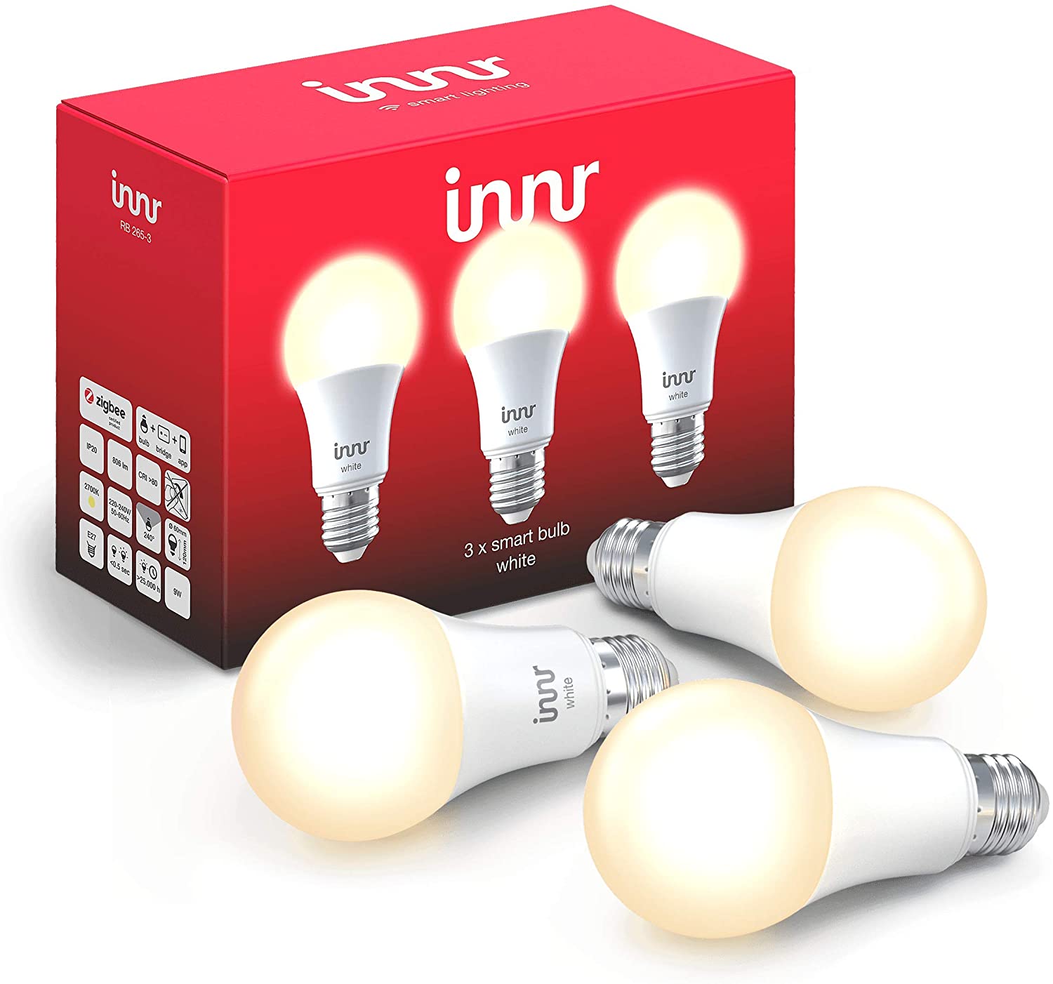 Innr Smart LED Bulb E27 White 806IM RB 265-3 - Store 974 | ستور ٩٧٤