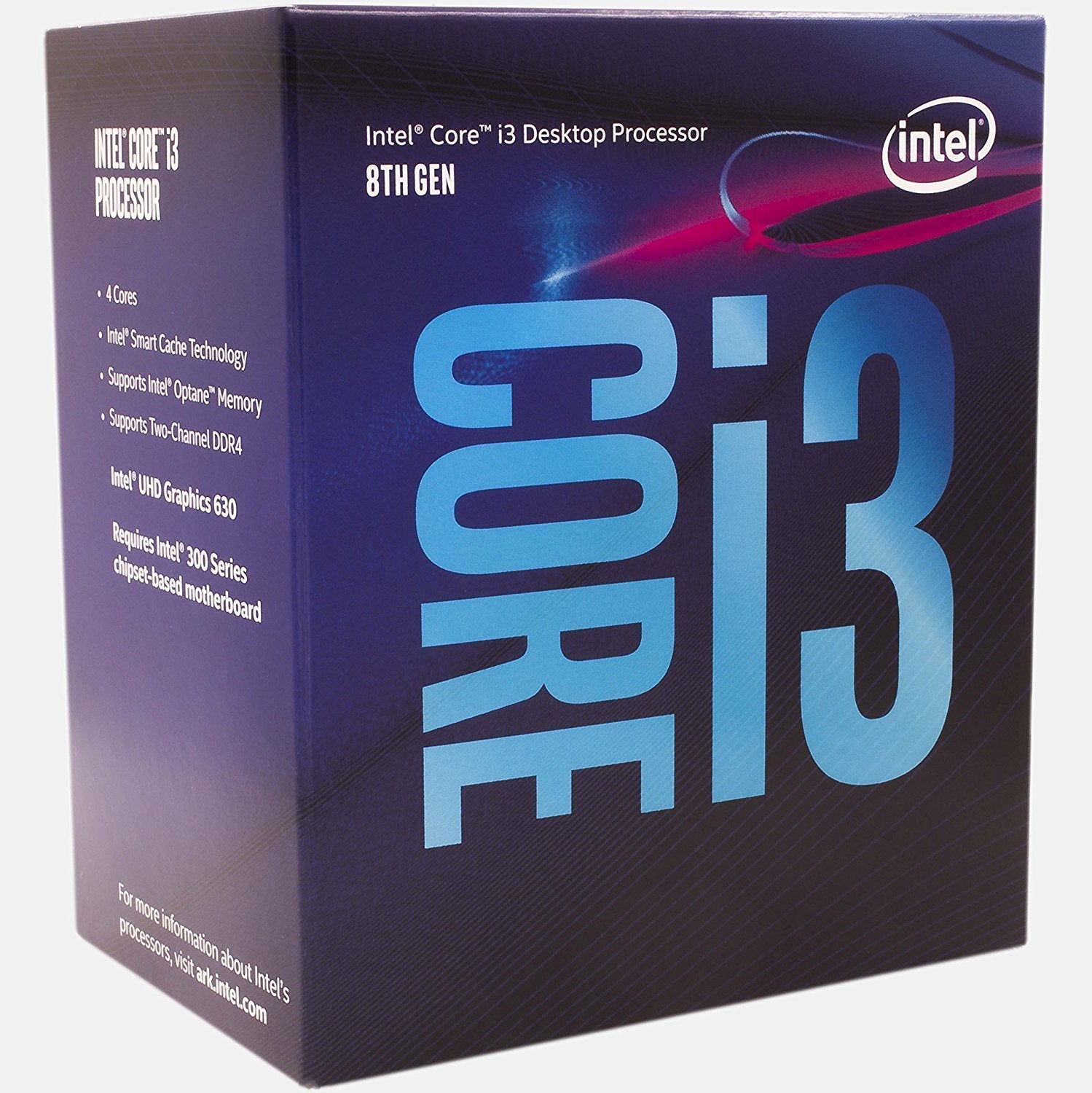 Intel Core i3-8100, 4 Cores, 3.6GHz LGA1151 CPU - Store 974 | ستور ٩٧٤