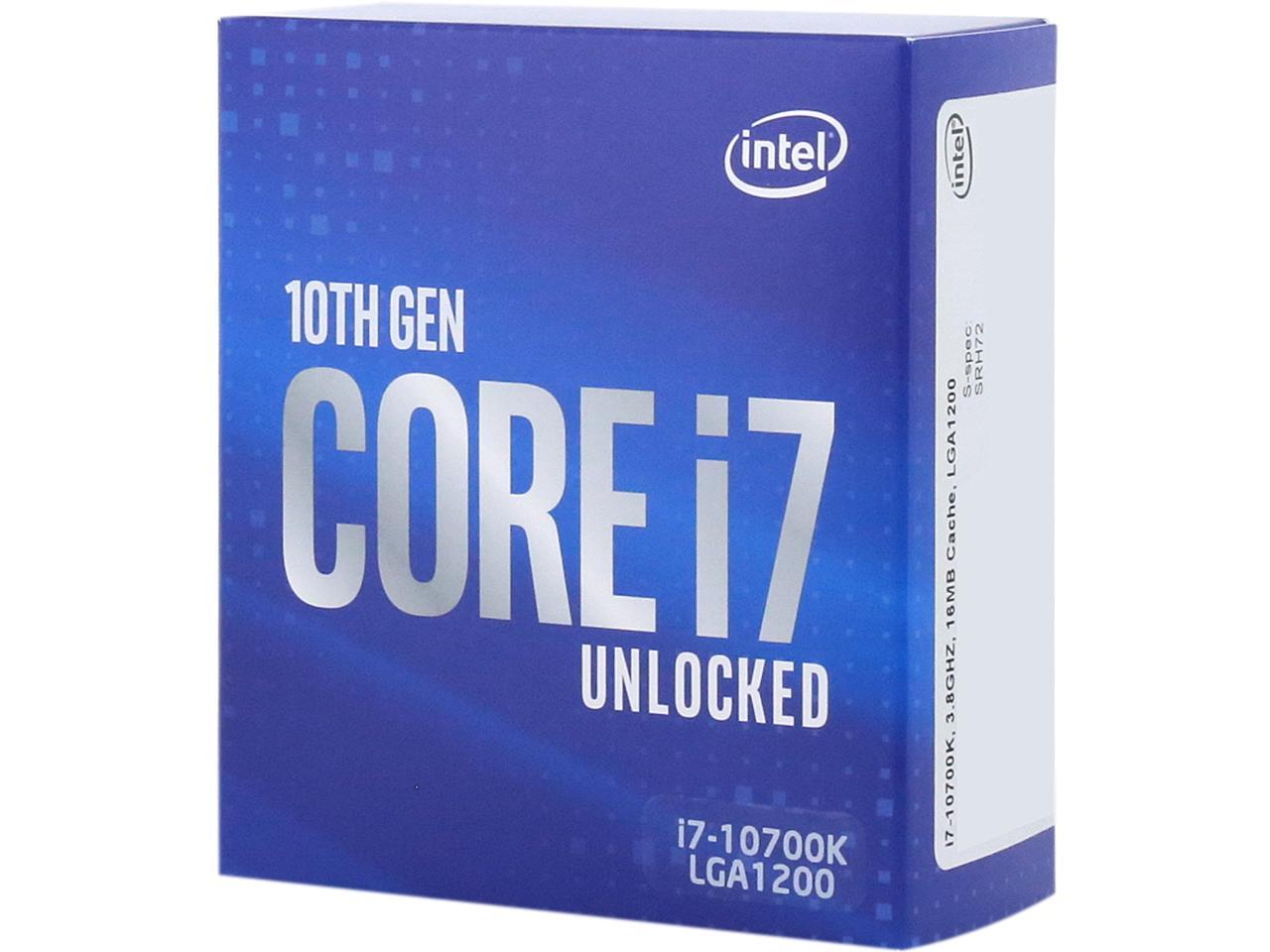 Intel Core i7-10700K, 8 Core, 16 Threads 5.1 GHz, LGA1200 CPU - Store 974 | ستور ٩٧٤