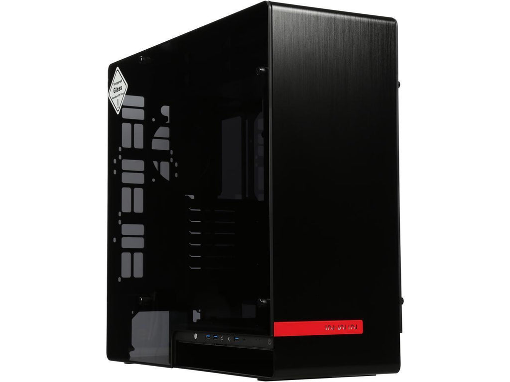 InWin 909 Black フルタワー PCケース InWin 909 E-ATX Full Tower Case - Black - صندوق – Store974