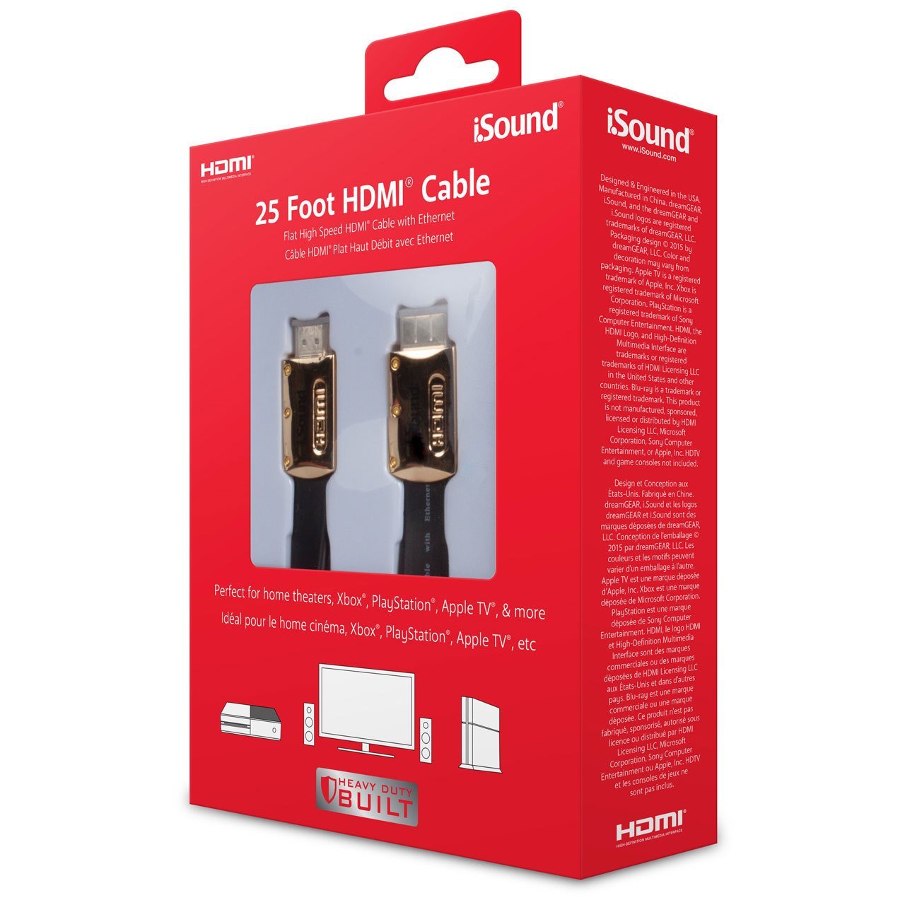 iSound HDMI Cable - 25ft - Store 974 | ستور ٩٧٤