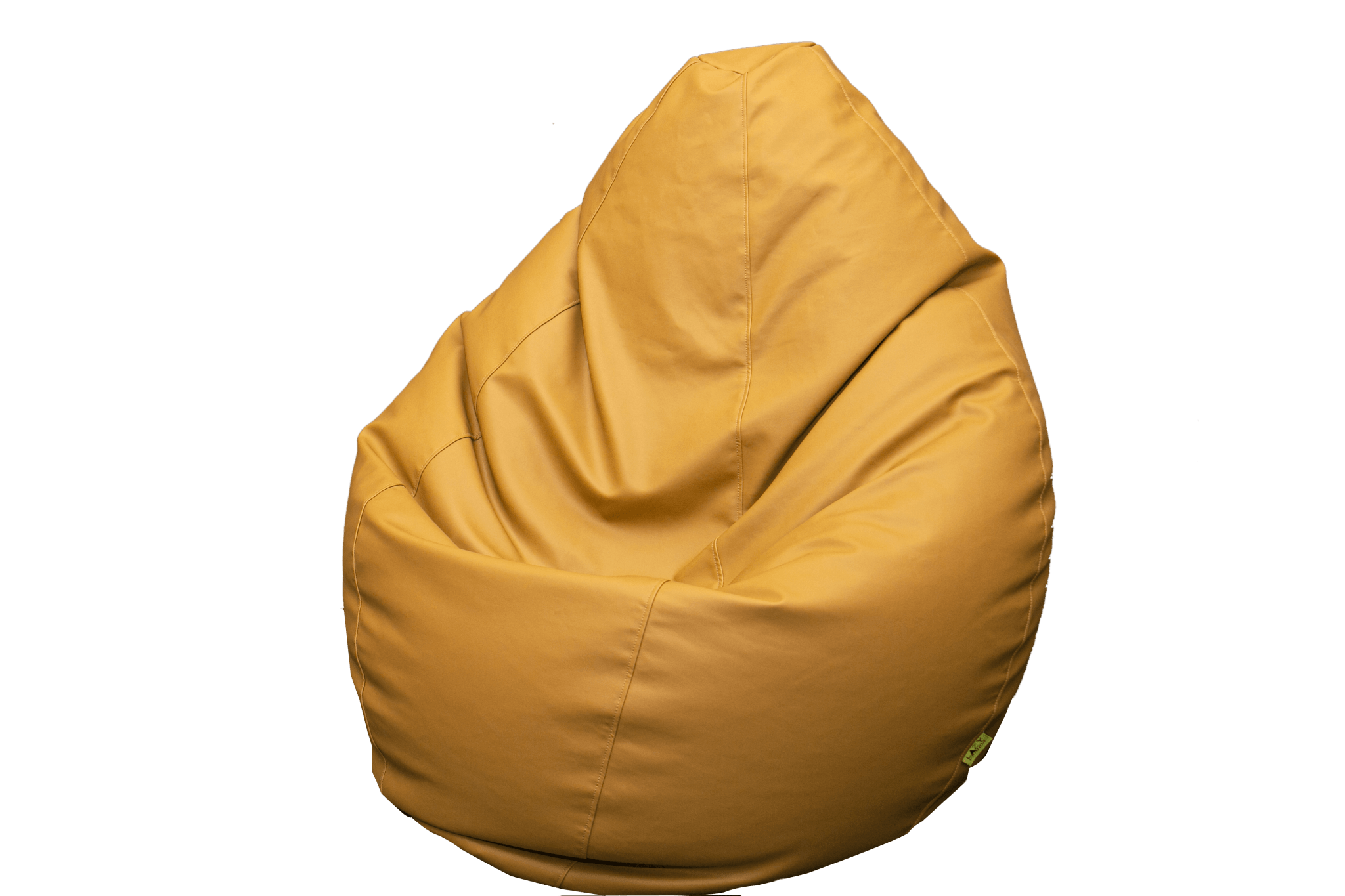 Lazy Panda Handmade Leather Bean Bags XL - Gold - مقعد جلدي Lazy Panda Handmade Leather Bean Bags XL - Gold - مقعد جلدي